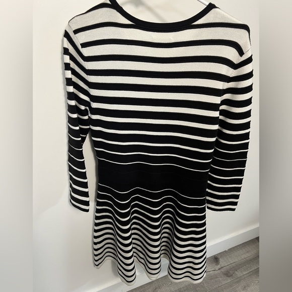 Eliza J striped sweater dress sz L - Picture 4 of 8